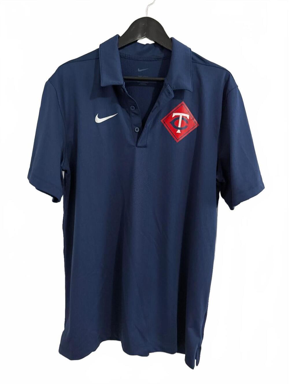 Minnesota Twins Nike Dri-Fit Polo Shirt Size Large